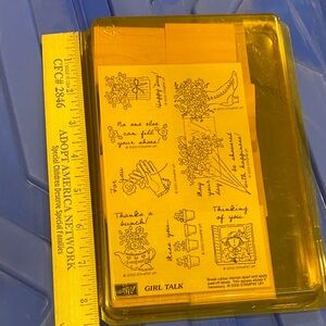 Stampin' Up! Girl Talk Rubber Stamp Set